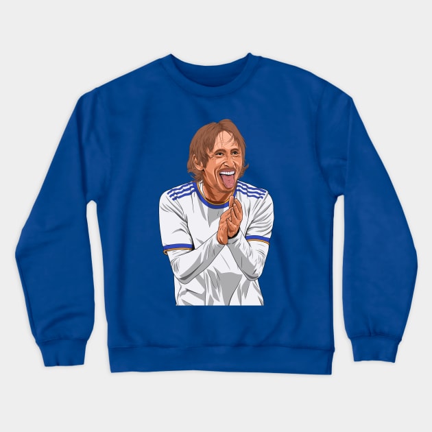 Luka Modrić Crewneck Sweatshirt by Ades_194